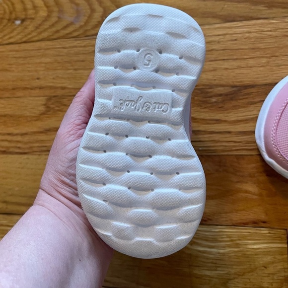 Cat & Jack | Pink Velcro Toddler Sneakers | Toddler sz 5 - Picture 7 of 9